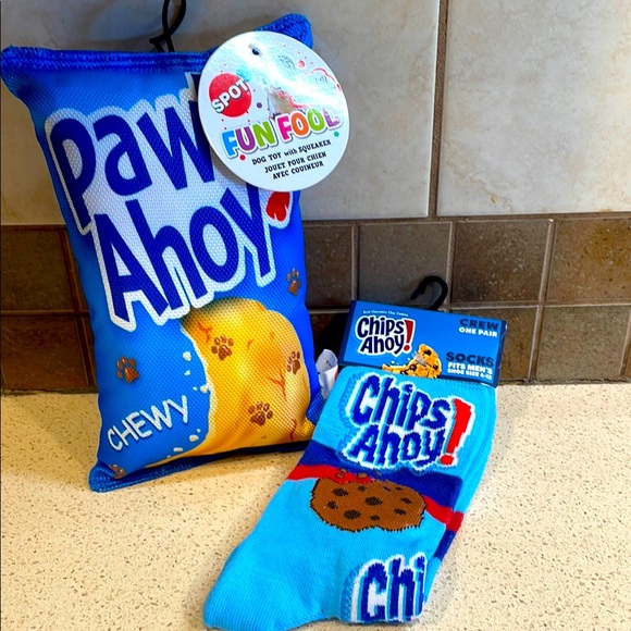 Fun Food Other - Paw Ahoy Chewy Dog Toy - Blue